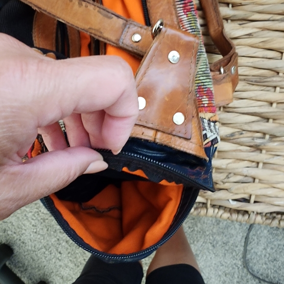 Ixchel triangle huipil diaper bag - Picture 3 of 16